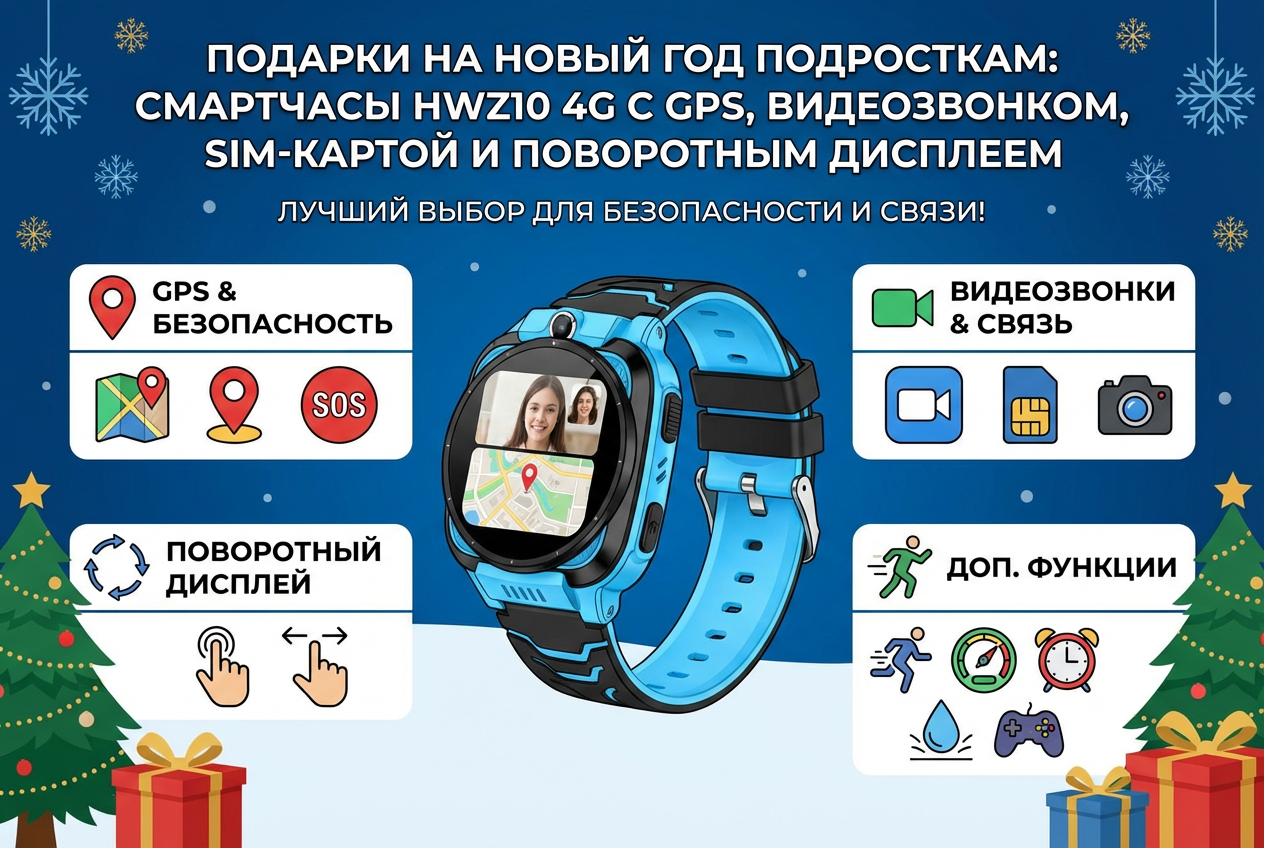 подарок на новый год Смарт‑часы детские